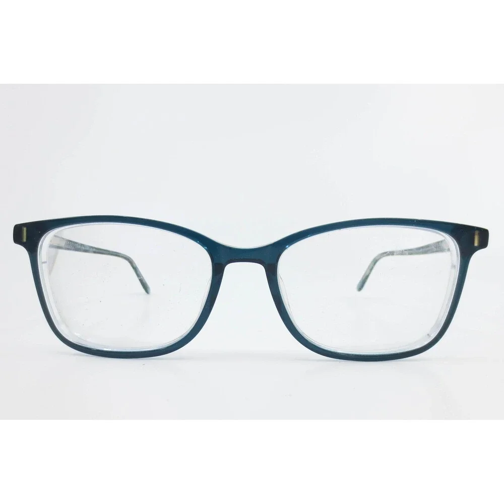 Paradigm P322 GRN Eyeglasses Green Blue Marbled Rectangular Frames 52-17-135